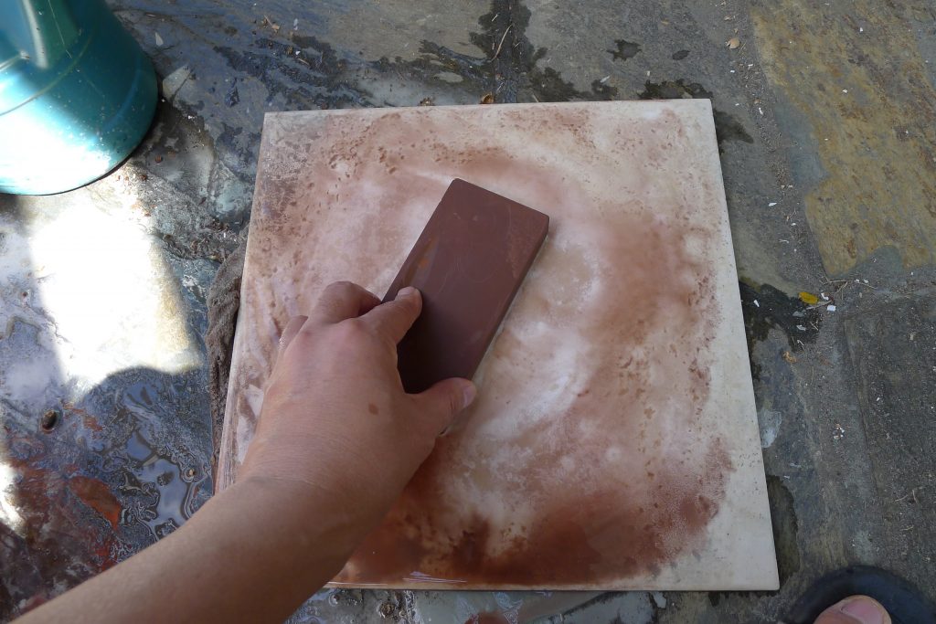 タイルで面直し